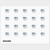 Chiropractische Zorg Medisch Ontwerp Vierkante Sticker (Vel)