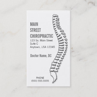 Chiropractor / Afspraakkaart Afsprakenkaartje