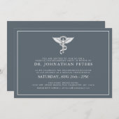 Chiropractor-Afstuderen|Uitnodiging tot uittreding Kaart (Voorkant / Achterkant)