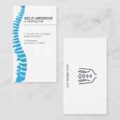 chiropractor | alternatieve geneeskunde | Ruggenme Visitekaartje (Voorkant / Achterkant)