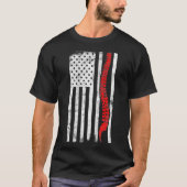 Chiropractor American Flag Chiropractic Gift T-shirt (Voorkant)