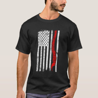 Chiropractor Amerikaanse vlag Chiropractie Sal Cor T-shirt