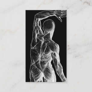 Chiropractor Anatomy Back Chiropractic Black Visitekaartje