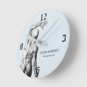 Chiropractor Anatomy Professional Ronde Klok (Hoek)