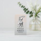 Chiropractor Anatomy Professional Visitekaartje (Staand voorkant)