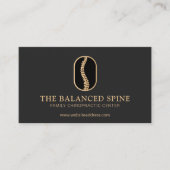 Chiropractor Appointment Reminder Bus Visitekaartje (Voorkant)