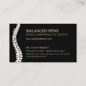 Chiropractor Appointment Reminder Visitekaartje (Voorkant)