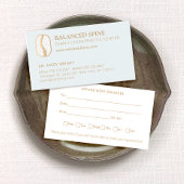 Chiropractor Appointment Reminder Visitekaartje