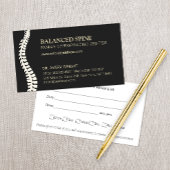 Chiropractor Appointment Reminder Visitekaartje