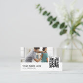 Chiropractor arts QR Code Visitekaartje (Staand voorkant)