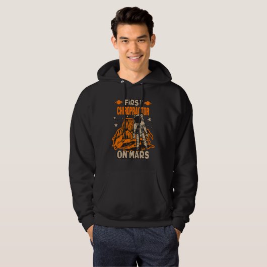 Chiropractor Astronaut Hoodie (Voorkant volledig)