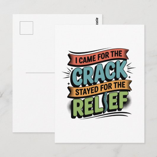 Chiropractor Back Relief Funny Gift Briefkaart (Voorkant / Achterkant)