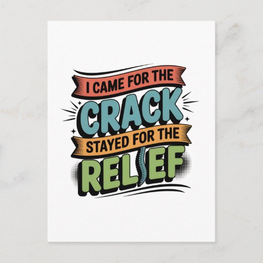 Chiropractor Back Relief Funny Gift Briefkaart (Voorkant)