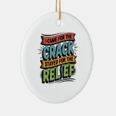 Chiropractor Back Relief Funny Gift Keramisch Ornament (Rechts)