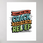 Chiropractor Back Relief Funny Gift Poster (Voorkant)