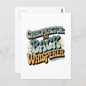 Chiropractor Back Whisperer Gift Idea Briefkaart (Voorkant / Achterkant)
