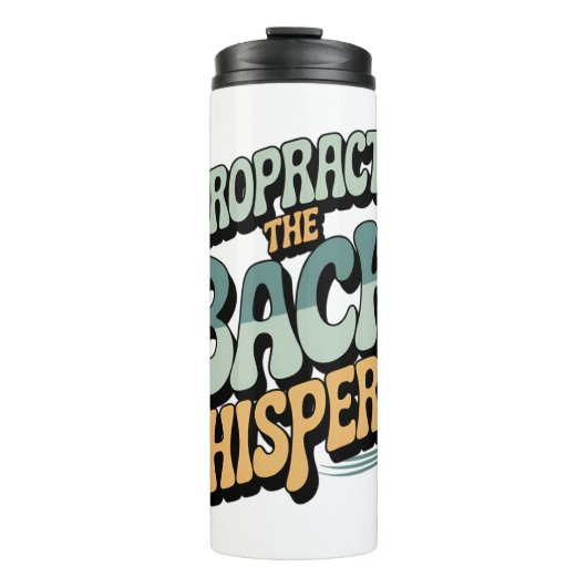 Chiropractor Back Whisperer Gift Idea Thermosbeker (Voorkant)