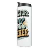 Chiropractor Back Whisperer Gift Idea Thermosbeker (Geroteerd rechts)