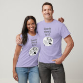 Chiropractor behandelt een Patient Funny Cartoon T-shirt (Unisex)