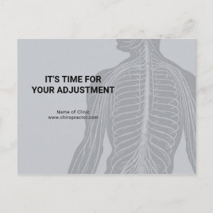 Chiropractor Benoeming Herinnering Moderne Anatomi Briefkaart