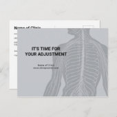 Chiropractor Benoeming Herinnering Moderne Anatomi Briefkaart (Voorkant / Achterkant)
