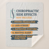 Chiropractor Botten Aanpasser nieuwheid Sherpa Deken (Voorkant)