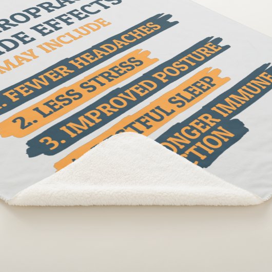 Chiropractor Botten Aanpasser nieuwheid Sherpa Deken (3/4)