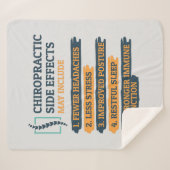 Chiropractor Botten Aanpasser nieuwheid Sherpa Deken (Voorkant (horizontaal))
