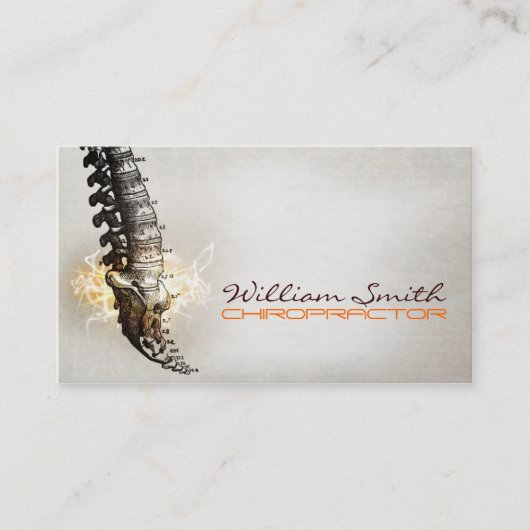 Chiropractor Business Card Visitekaartje (Voorkant)