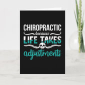 Chiropractor Chiropractic Because Life Spine Kaart (Voorkant)