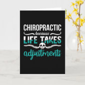 Chiropractor Chiropractic Because Life Spine Kaart (Gele Bloem)