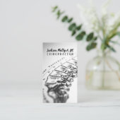 Chiropractor Chiropractic Clinic Therapy Massage Visitekaartje (Staand voorkant)