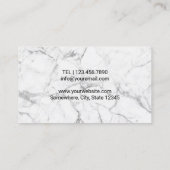 Chiropractor Chiropractic Hands & Spine Marble Visitekaartje (Achterkant)