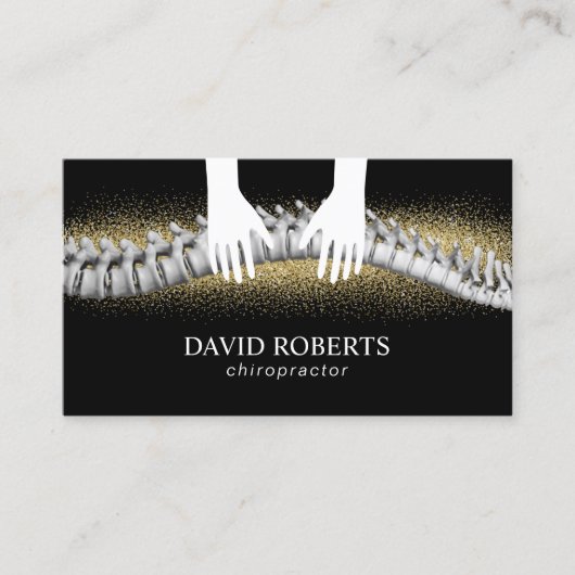 Chiropractor Chiropractic Healing Hands & Spine Visitekaartje (Voorkant)
