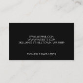 Chiropractor, Chiropractic, Health Visitekaartje (Achterkant)