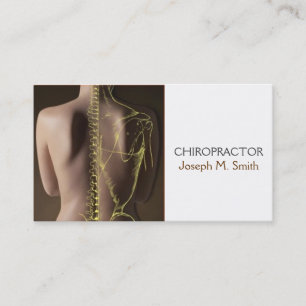 Chiropractor, Chiropractic, Health Visitekaartje