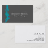 Chiropractor, Chiropractic, Health Visitekaartje (Voorkant / Achterkant)