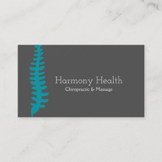 Chiropractor, Chiropractic, Health Visitekaartje (Voorkant)