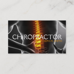 Chiropractor, Chiropractic, Health Visitekaartje