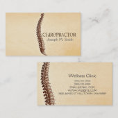 Chiropractor, Chiropractic, Health Visitekaartje (Voorkant / Achterkant)