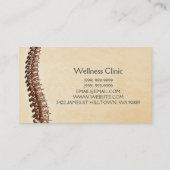 Chiropractor, Chiropractic, Health Visitekaartje (Achterkant)