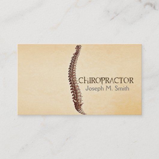 Chiropractor, Chiropractic, Health Visitekaartje (Voorkant)