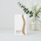 Chiropractor Chiropractic Health Wellness Clinic Visitekaartje (Staand voorkant)