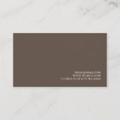 Chiropractor Chiropractic Health Wellness Clinic Visitekaartje (Achterkant)