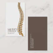 Chiropractor Chiropractic Health Wellness Clinic Visitekaartje (Voorkant / Achterkant)