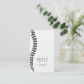 Chiropractor Chiropractic Health Wellness Clinic Visitekaartje (Staand voorkant)