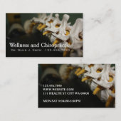 Chiropractor Chiropractic Health Wellness Clinic Visitekaartje (Voorkant / Achterkant)
