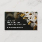Chiropractor Chiropractic Health Wellness Clinic Visitekaartje (Achterkant)