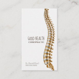Chiropractor Chiropractic Health Wellness Klinisch Visitekaartje