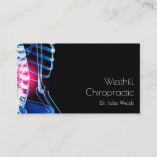 Chiropractor Chiropractic Health Wellness Klinisch Visitekaartje